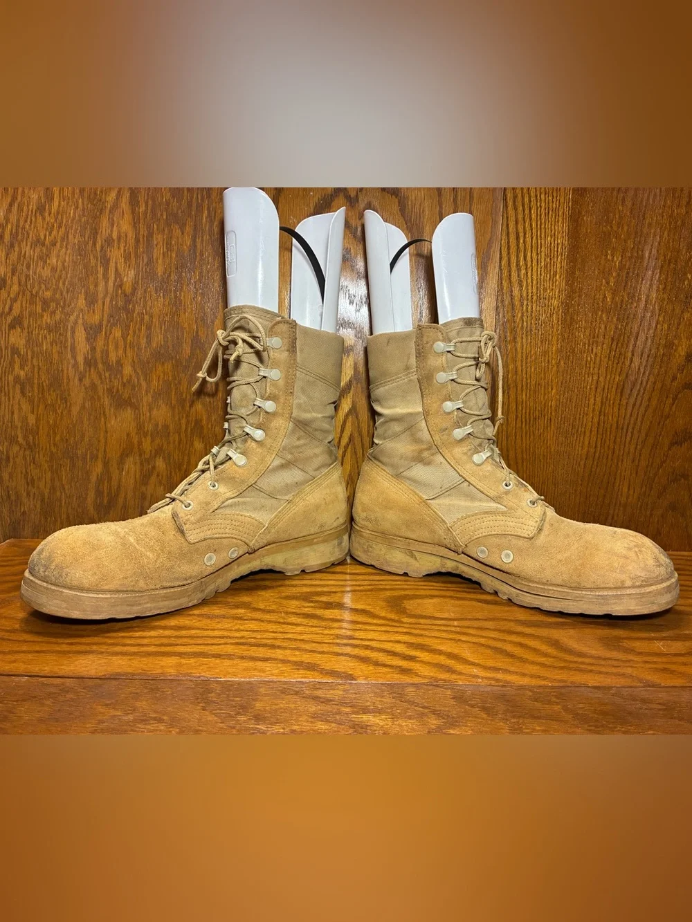 Altama 5200 PJ 07-07 Vibram Military Desert Tan Combat Boots Men's Size 10.5